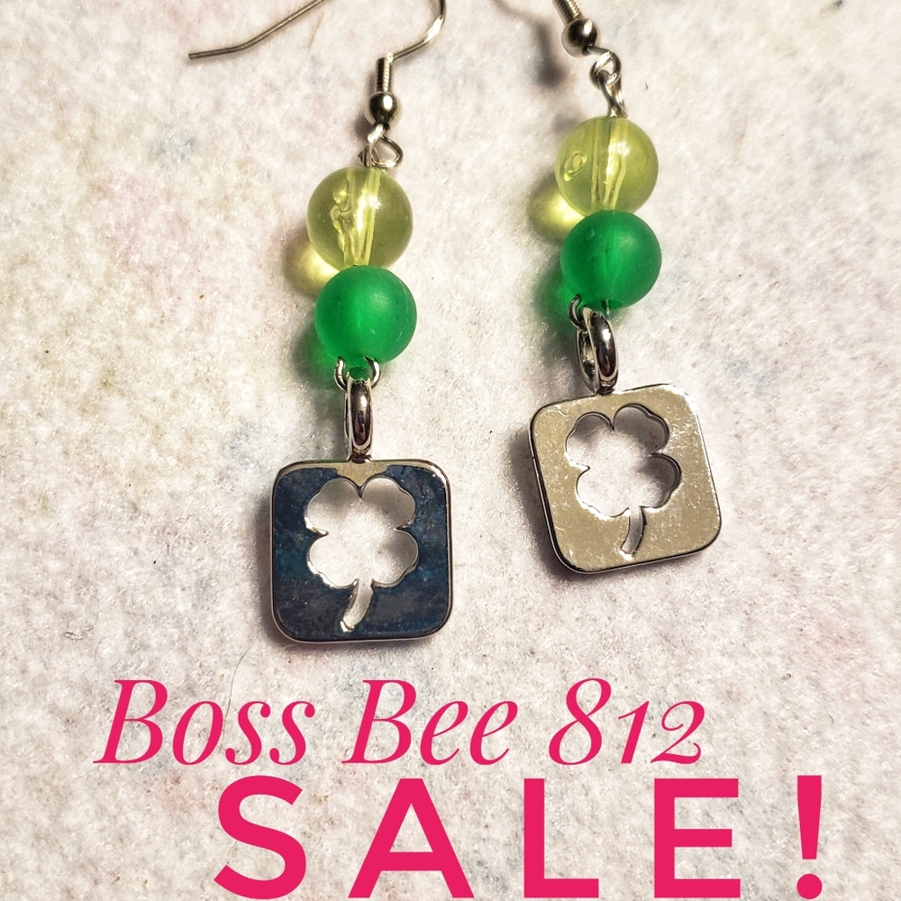 Boss Bee 812 Earrings - handmade !Sale!